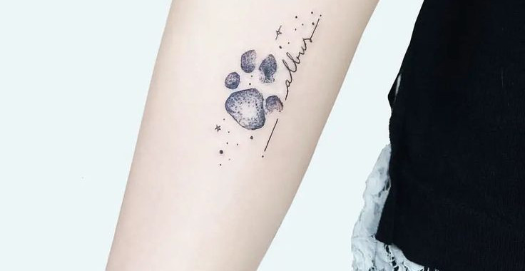 Paw Print Tattoo