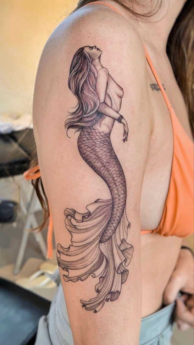 mermaid tattoo