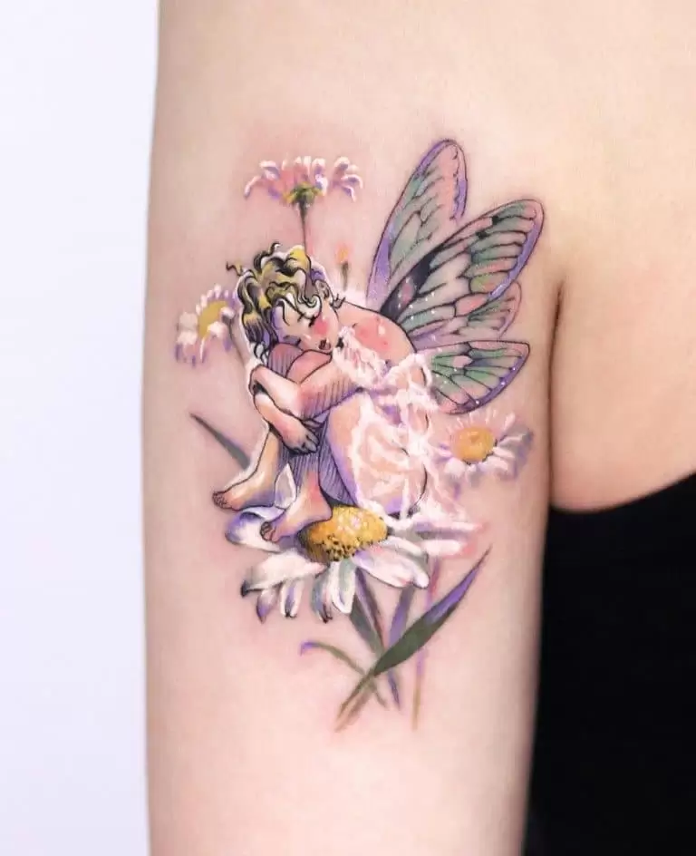 Tatuagens de Fadinhas Delicadas