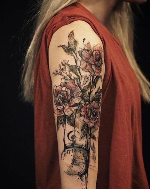 Tatuagem Masculina no Ombro