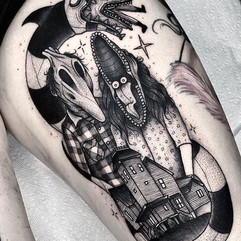 Halloween tattoo