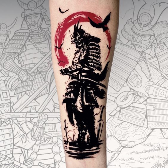 Tatuagem de Samurai