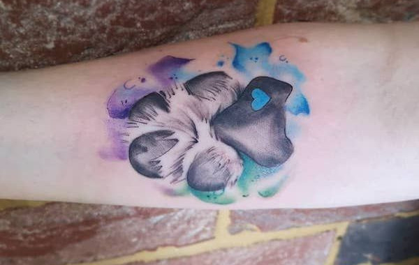 Paw Print Tattoo