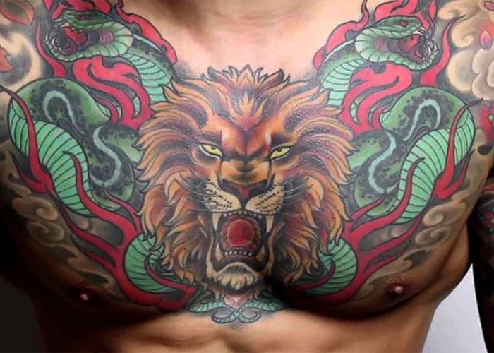 Tatuagem de Leão