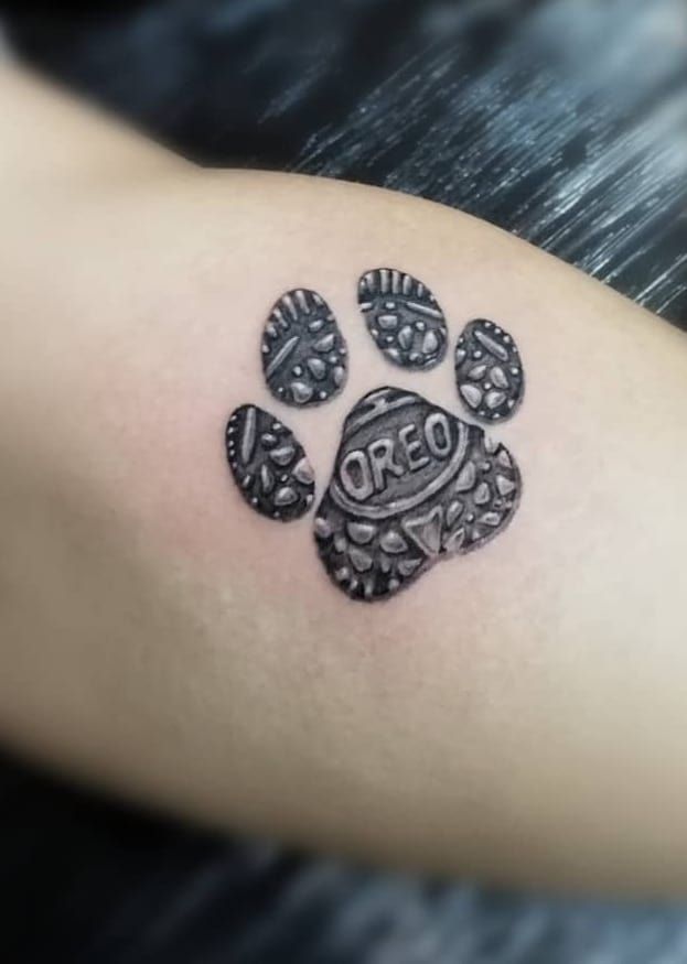 Paw Print Tattoo