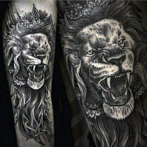 Tatuagem de Leão