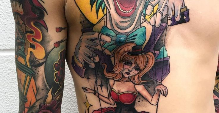 tatuagem-de-palhaco