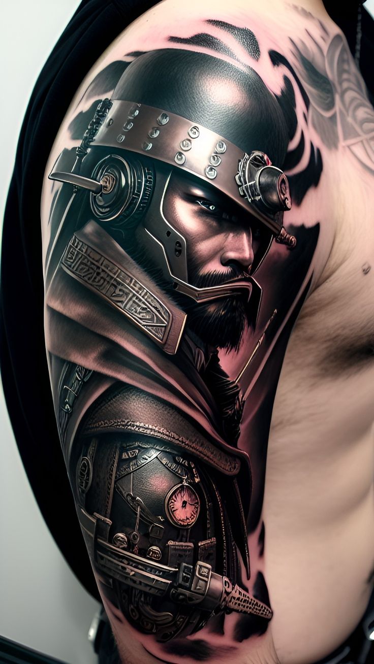 Tatuagem de Samurai