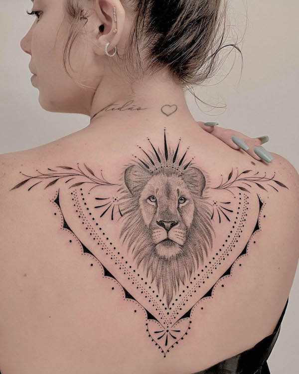 Tatuagem de Leão
