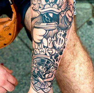 Tatuagem do Tio Patinhas