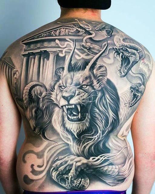 Tatuagem de Leão