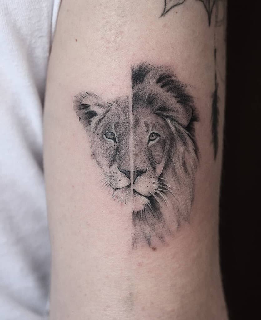 Tatuagem de Leão