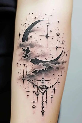 Moon Tattoo 