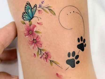 Paw Print Tattoo