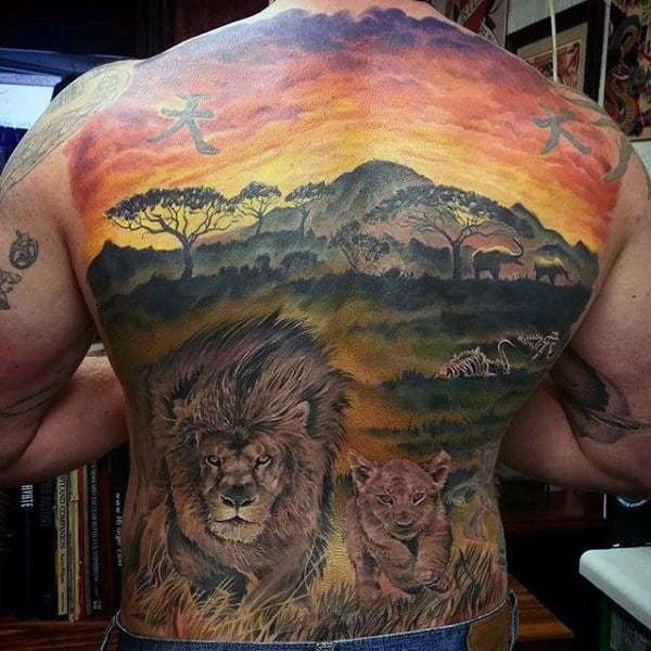 Tatuagem de Leão