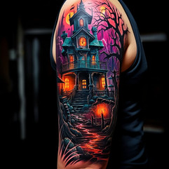 Halloween tattoo