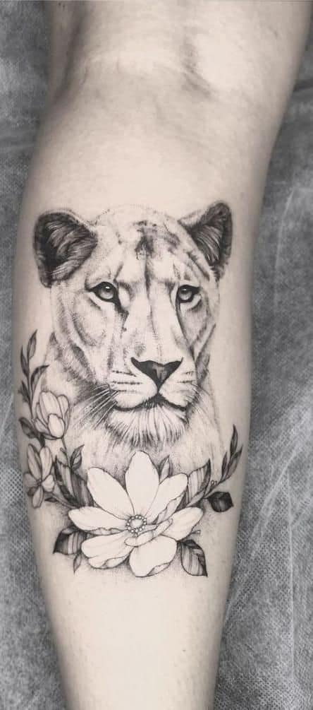 Tatuagem de Leão