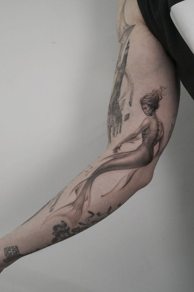 mermaid tattoo