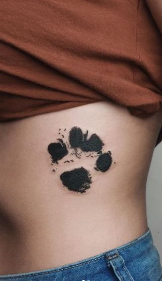 Paw Print Tattoo