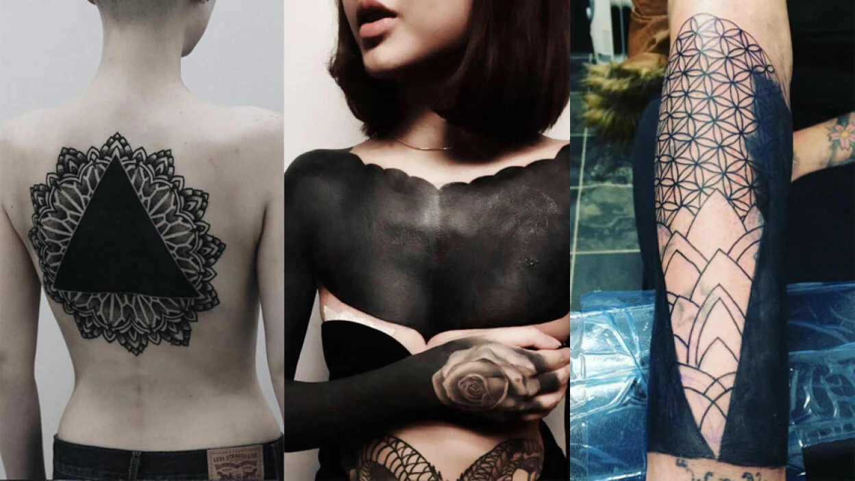 Tatuagem Blackwork