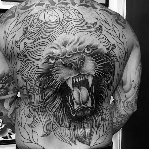 Tatuagem de Leão