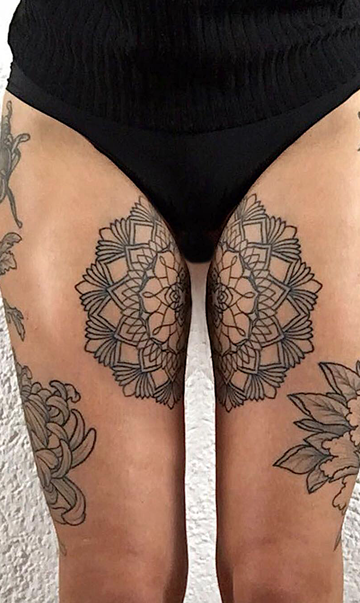 imagem mostrando 53 Inspirações de Tatuagem na Coxa