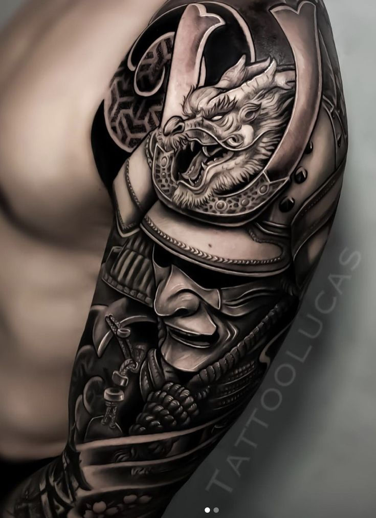 Tatuagem de Samurai