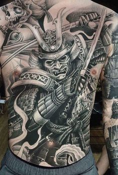 Tatuagem de Samurai