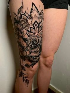 Tatuagem Feminina Na Perna