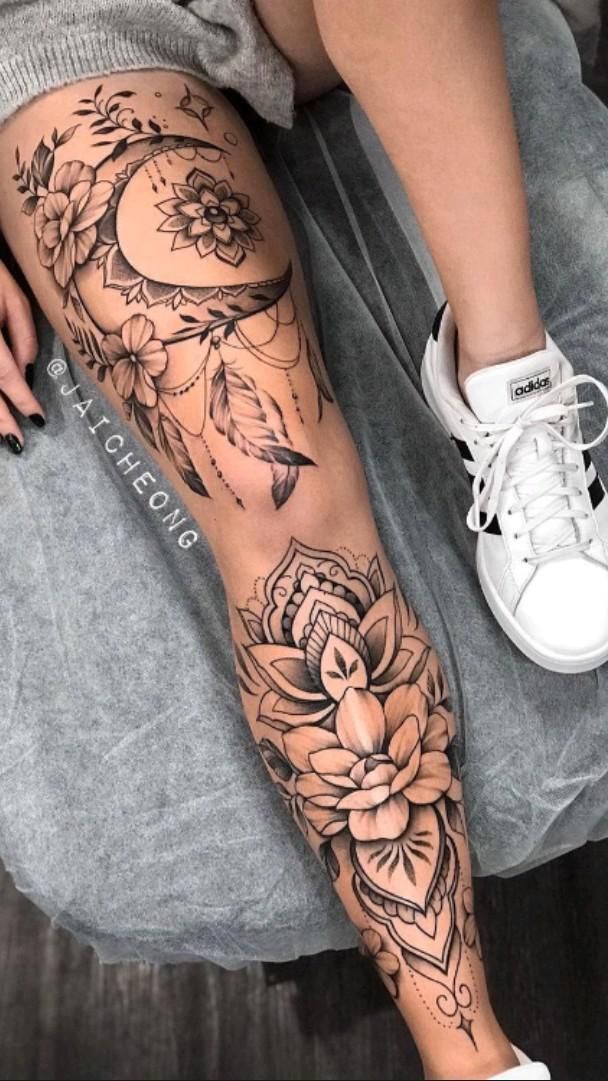 imagem mostrando 53 Inspirações de Tatuagem na Coxa