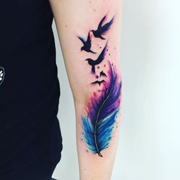 Feather Tattoo Designs