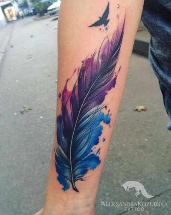 Feather Tattoo Designs