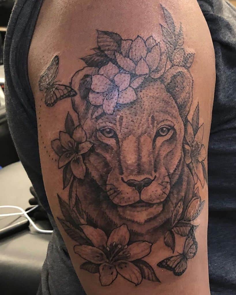 Tatuagem de Leão
