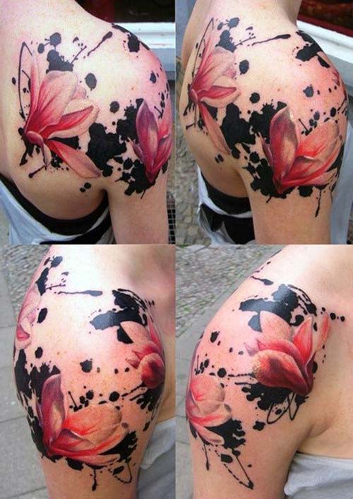 Tatuagem Feminina no Ombro