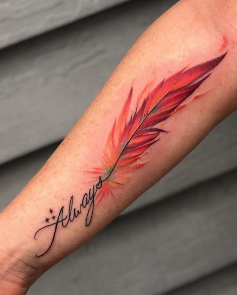 Feather Tattoo Designs