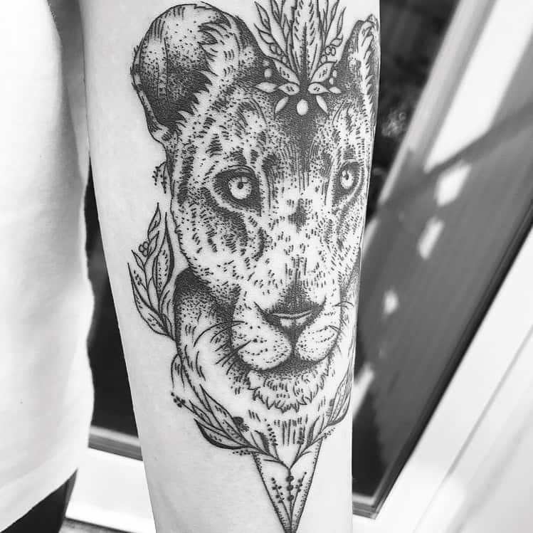 Tatuagem de Leão