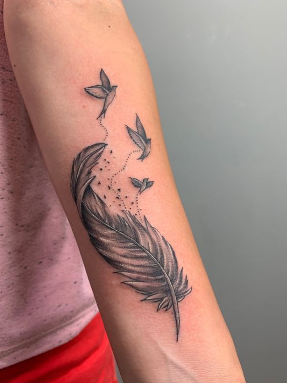 Feather Tattoo Designs