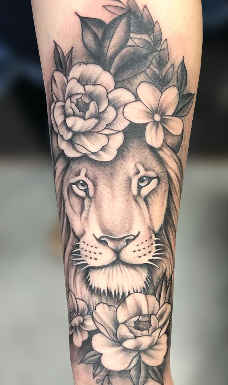 Tatuagem de Leão