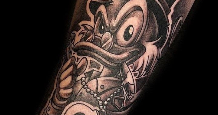 Tatuagem do Tio Patinhas