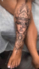 Women Leg Sleeve Tattoo Ideas