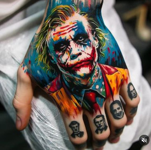 joker tattoos
