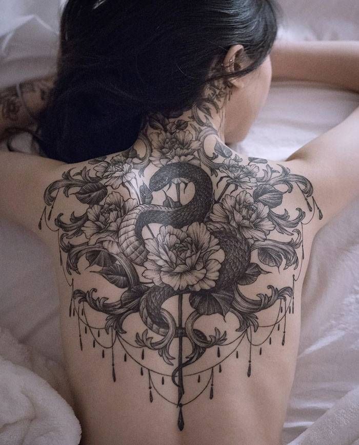 imagem de 55 Inspirações de Tatuagem nas Costas 