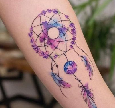 Tatuagem de apanhador de sonhos