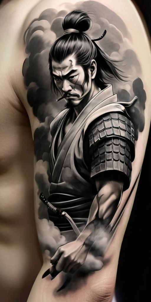 Tatuagem de Samurai