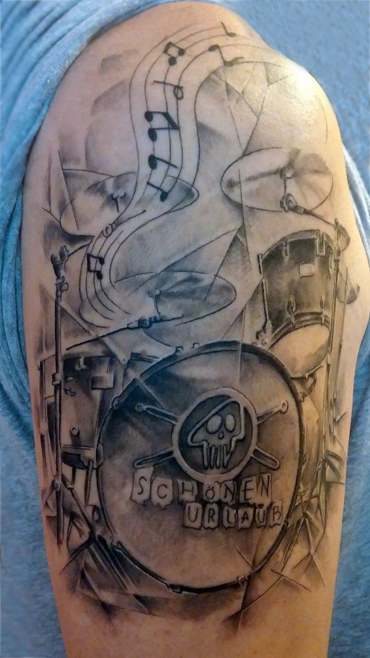 AC/DC rock and roll tattoo band symbol design