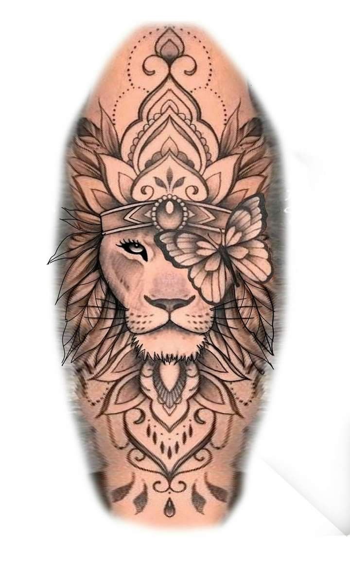 Tatuagem de Leão