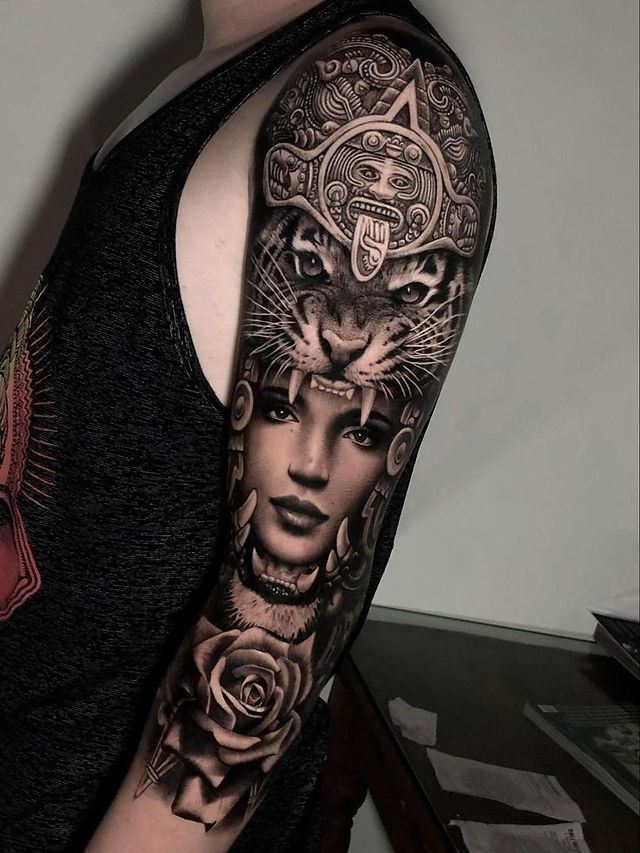 aztec tattoo