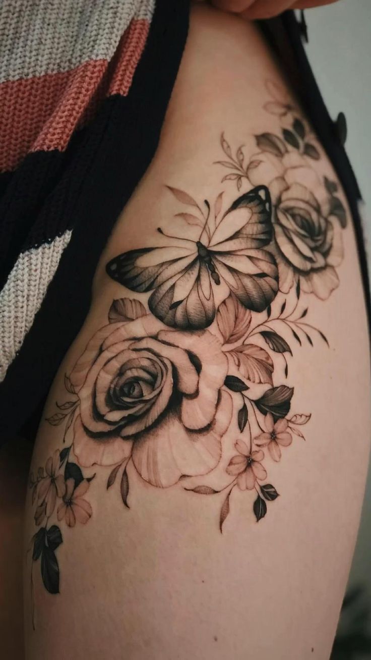 imagem mostrando 53 Inspirações de Tatuagem na Coxa
