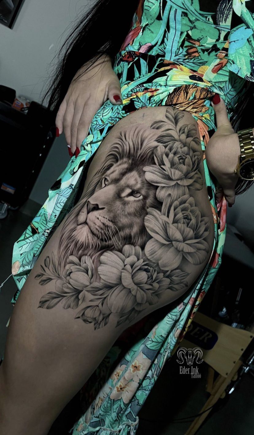 Tatuagem de Leão