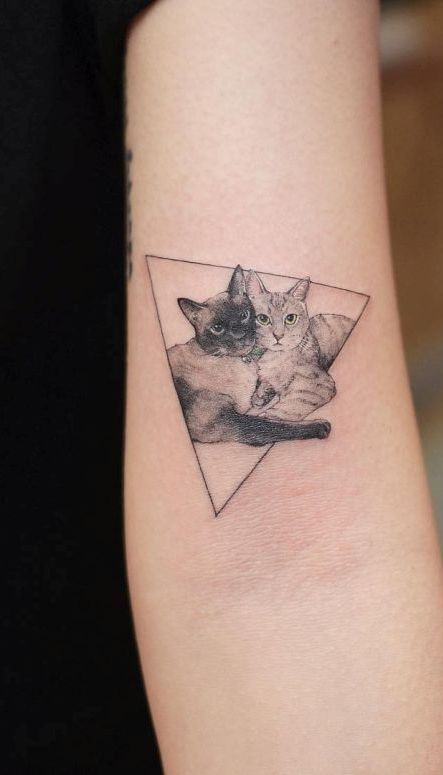 tatuagem de gatinho